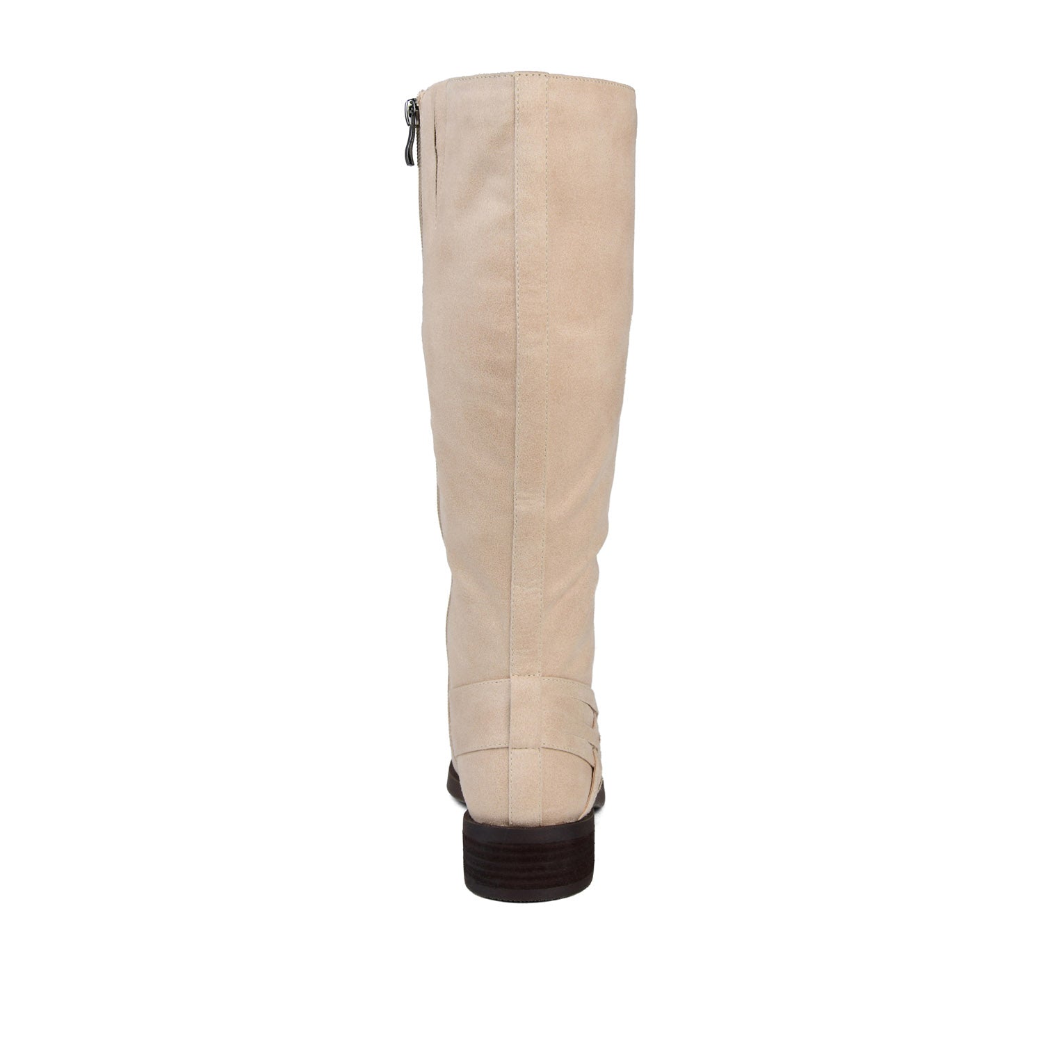 MEG RIDING BOOTS IN WIDE CALF - Stone PU