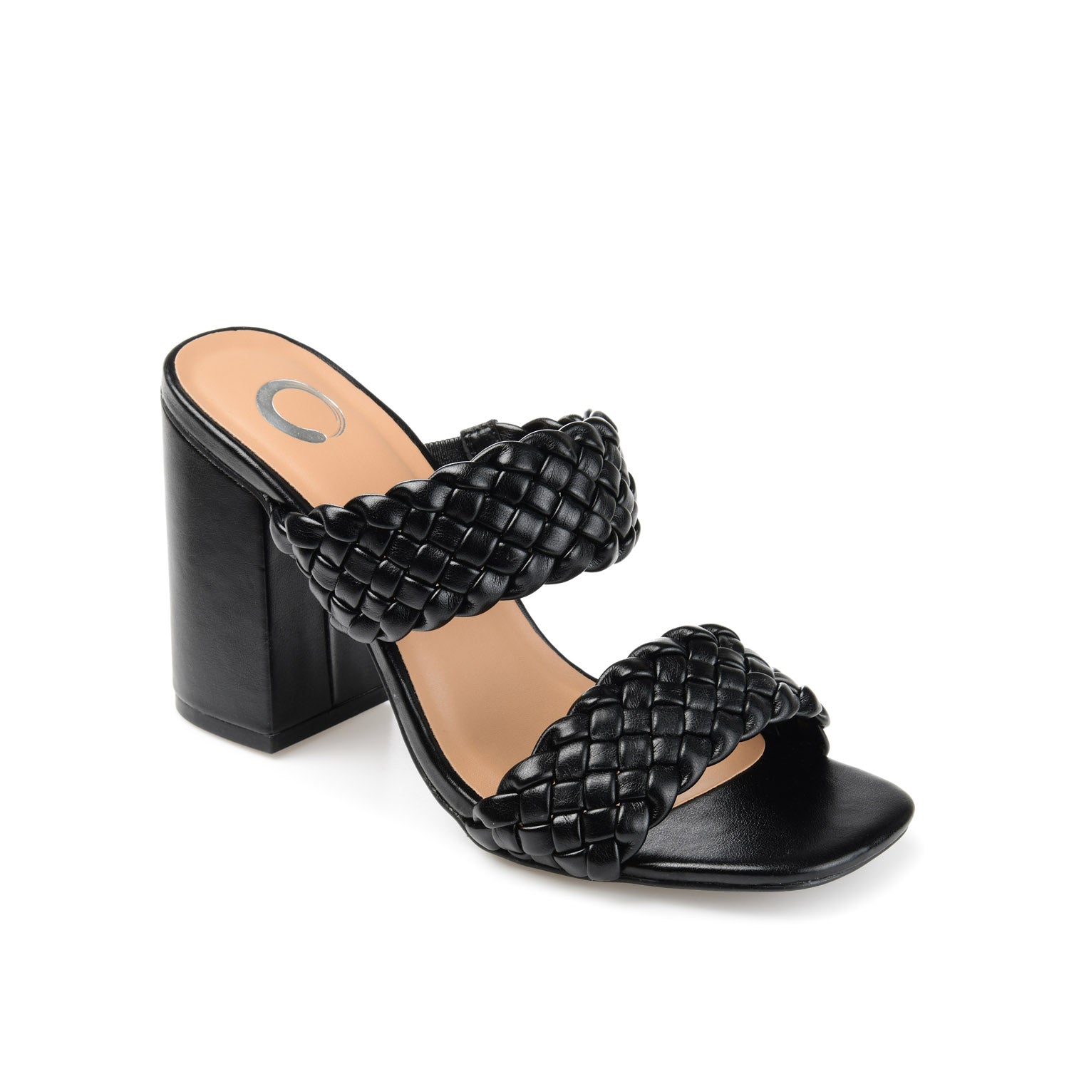 MELISSA MULE BLOCK HEELS IN WIDE - Black