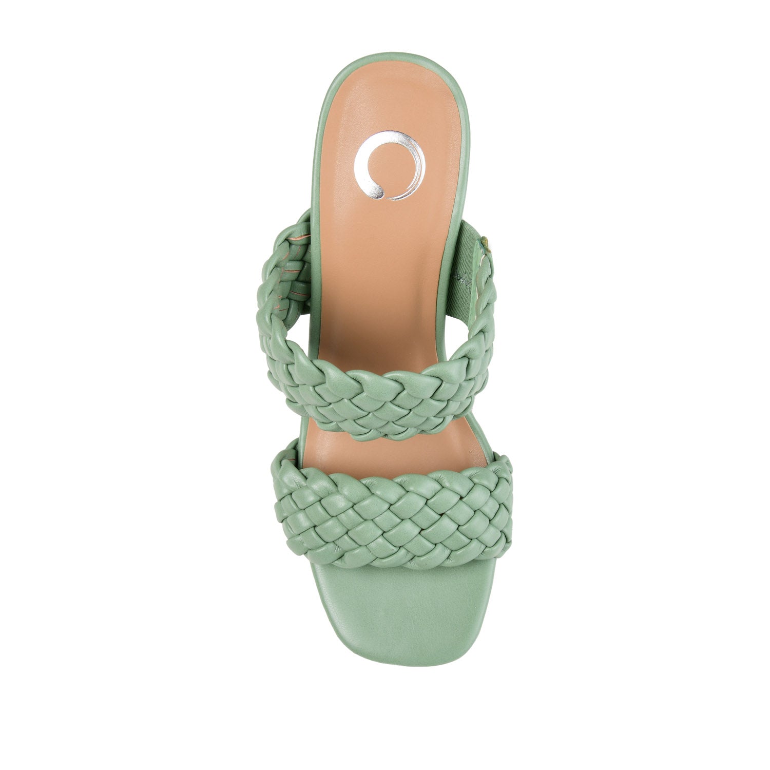 MELISSA MULE BLOCK HEELS IN WIDE - Green