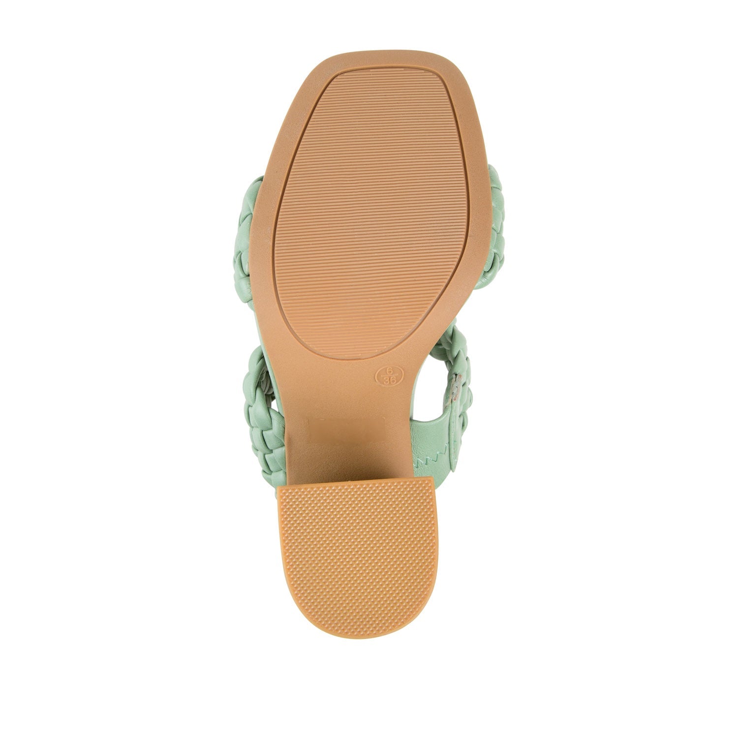 MELISSA MULE BLOCK HEELS IN WIDE - Green