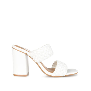 MELISSA MULE BLOCK HEELS IN WIDE