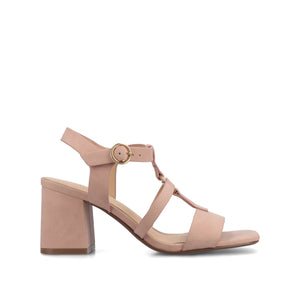 MERISOL ANKLE STRAP HEELS - Blush