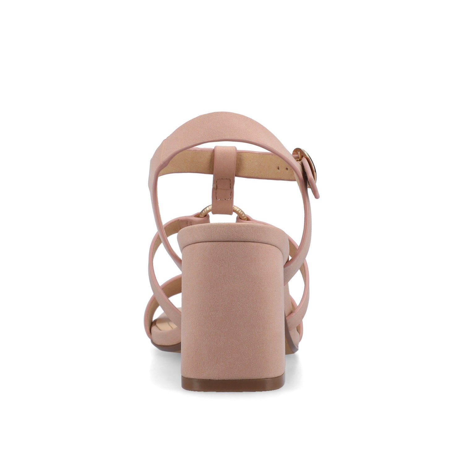 MERISOL ANKLE STRAP HEELS - Blush