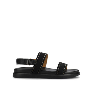 MILIE MULTI STRAP SANDALS - Black