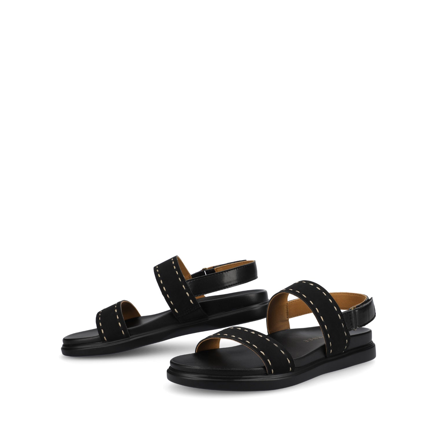 MILIE MULTI STRAP SANDALS - Black