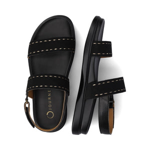MILIE MULTI STRAP SANDALS - Black