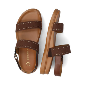 MILIE MULTI STRAP SANDALS - Brown