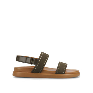 MILIE MULTI STRAP SANDALS - Olive