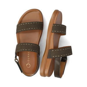 MILIE MULTI STRAP SANDALS - Olive