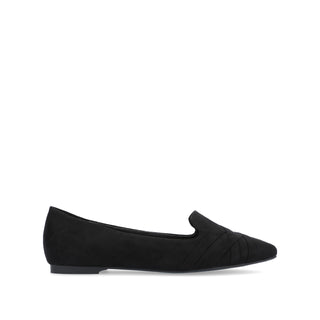 MINDEE LOAFER FLATS IN FAUX SUEDE