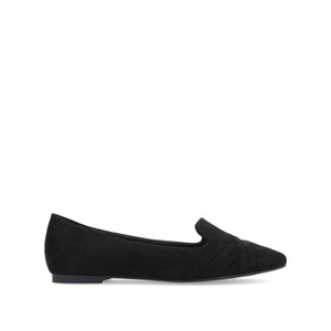 MINDEE LOAFER FLATS IN WIDE - Black