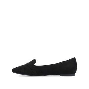 MINDEE LOAFER FLATS IN WIDE - Black