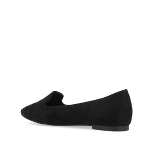 MINDEE LOAFER FLATS IN WIDE - Black