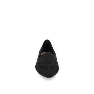 MINDEE LOAFER FLATS IN WIDE - Black