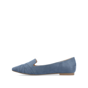 MINDEE LOAFER FLATS IN WIDE - Blue