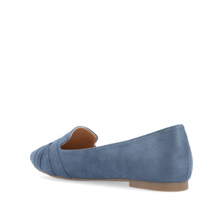 MINDEE LOAFER FLATS IN FAUX SUEDE