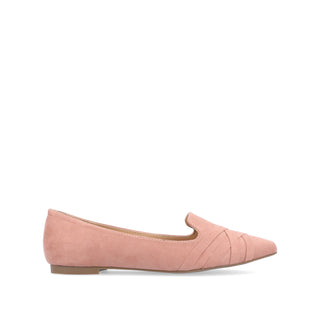 MINDEE LOAFER FLATS IN FAUX SUEDE