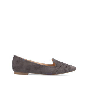 MINDEE LOAFER FLATS IN WIDE - Grey