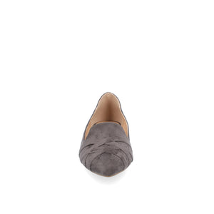 MINDEE LOAFER FLATS IN WIDE - Grey