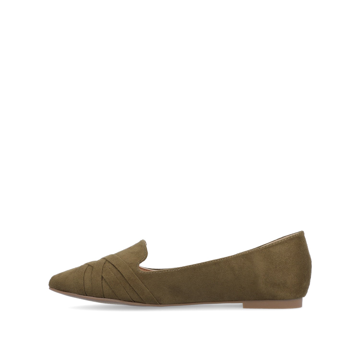MINDEE LOAFER FLATS IN WIDE - Olive