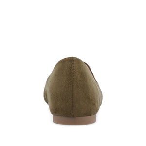 MINDEE LOAFER FLATS IN WIDE - Olive
