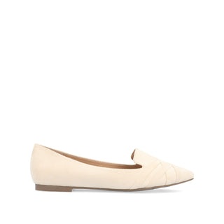 MINDEE LOAFER FLATS IN FAUX SUEDE