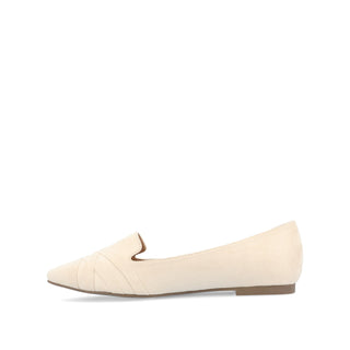 MINDEE LOAFER FLATS IN FAUX SUEDE