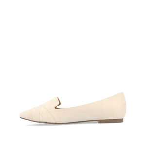 MINDEE LOAFER FLATS IN WIDE - Tan