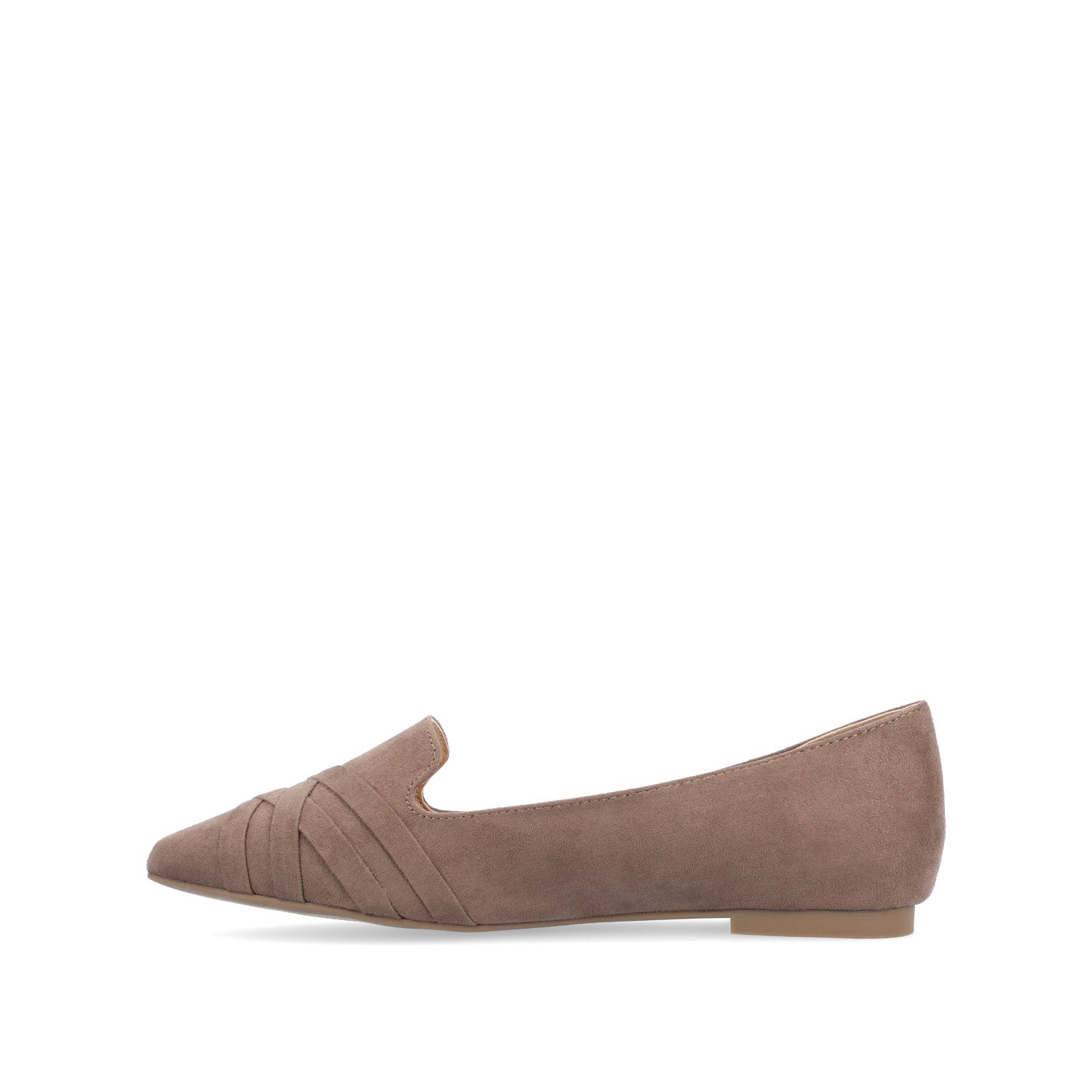 MINDEE LOAFER FLATS IN FAUX SUEDE