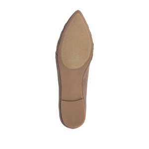 MINDEE LOAFER FLATS IN WIDE - Taupe