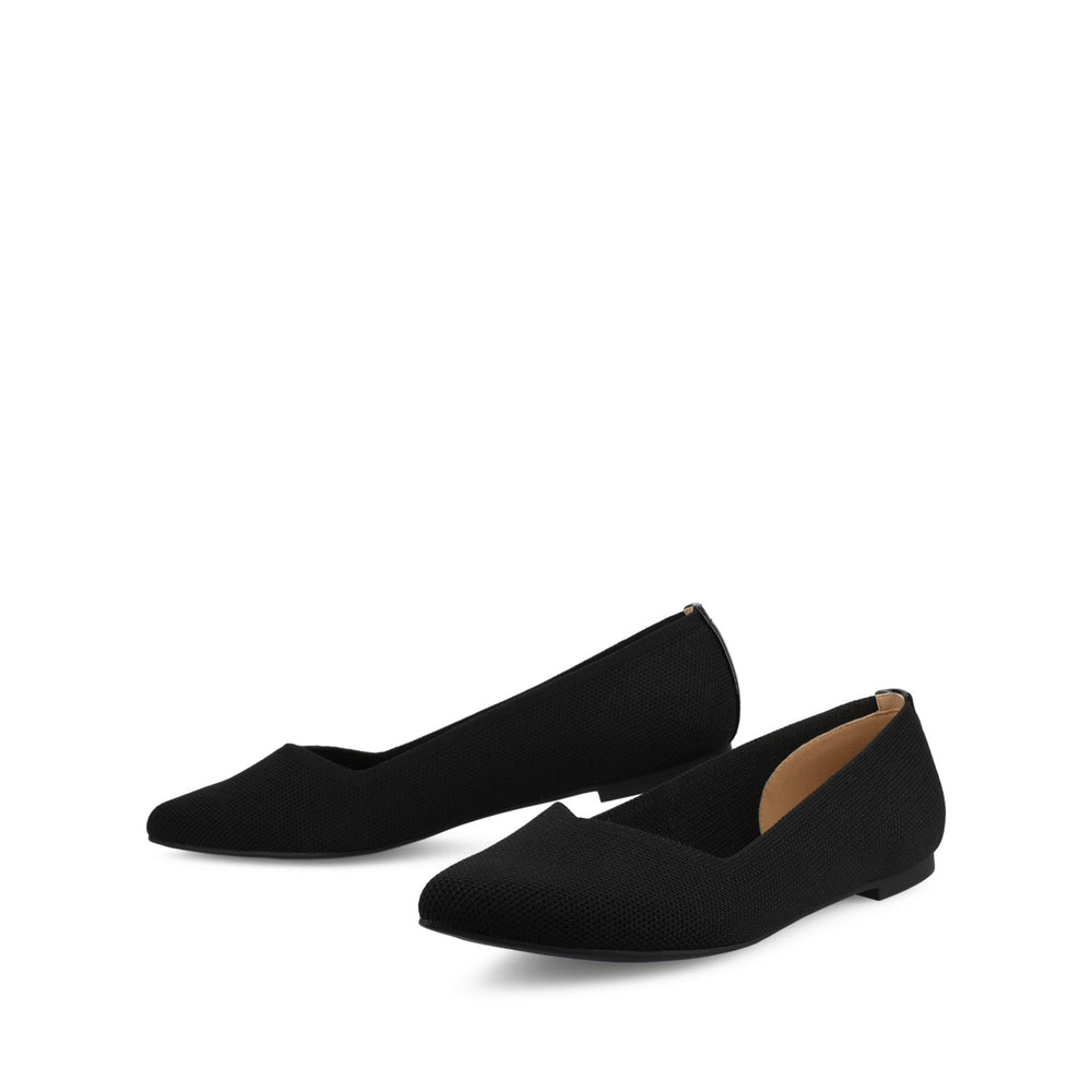 MINNAH BALLET FLATS IN KNIT FABRIC