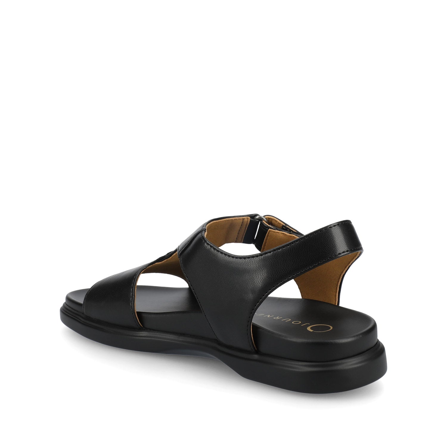 MIRA T-STRAP SANDALS - Black