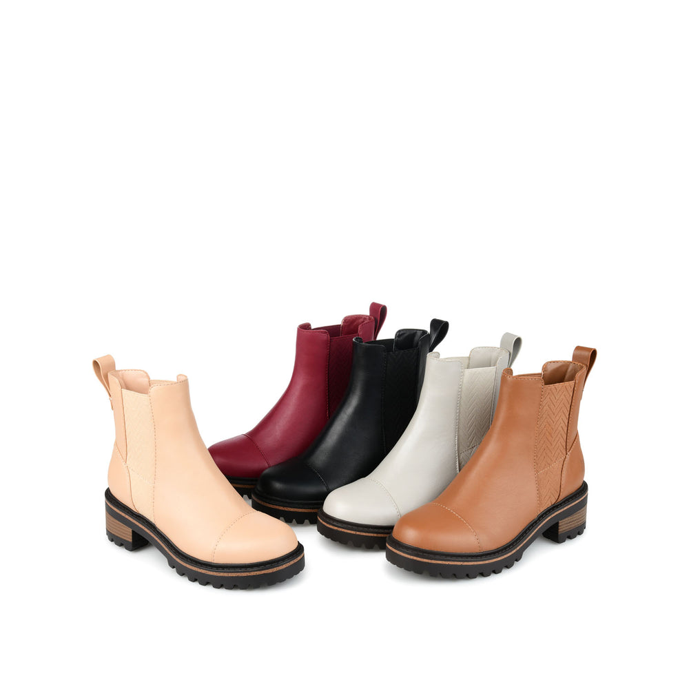 MIRETTE CHELSEA BOOTIES IN FAUX LEATHER