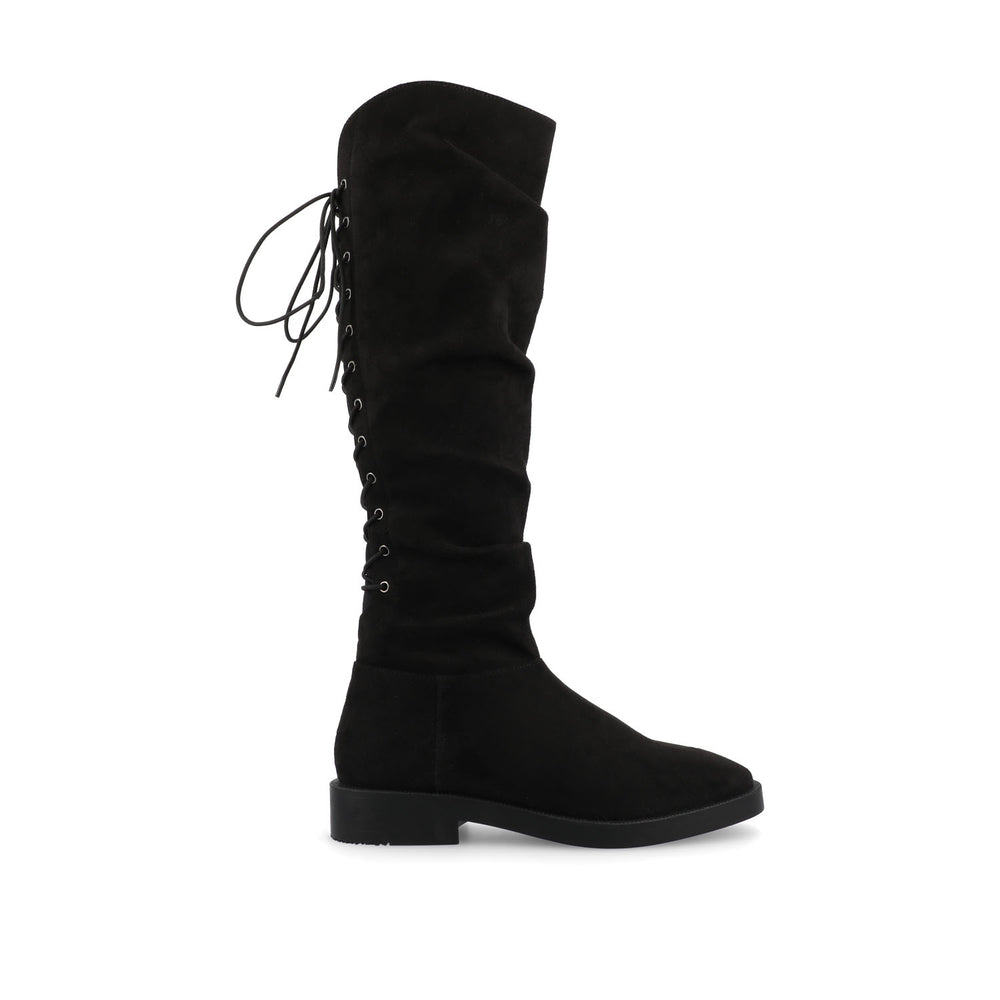 MIRINDA KNEE HIGH BOOTS IN WIDE-CALF