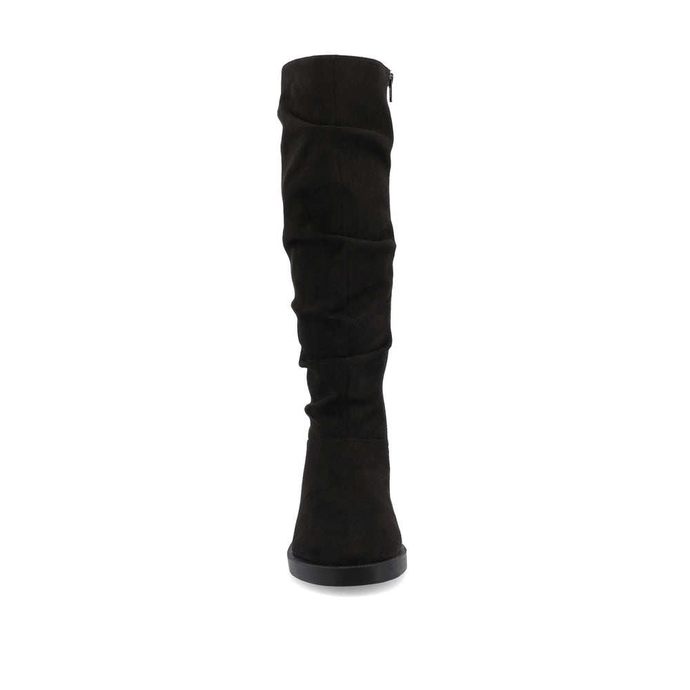 MIRINDA KNEE HIGH BOOTS IN WIDE-CALF