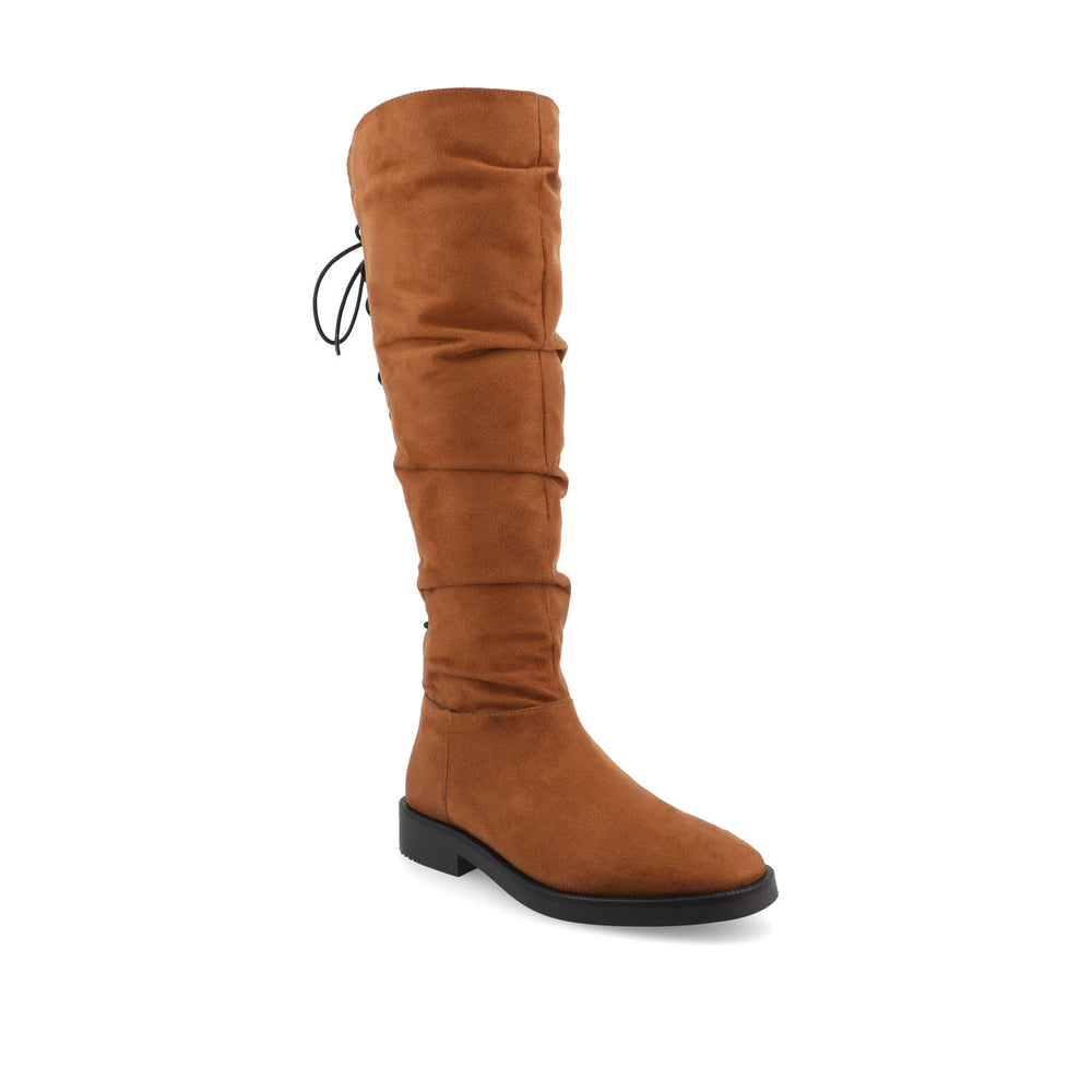 MIRINDA KNEE HIGH BOOTS IN WIDE-CALF