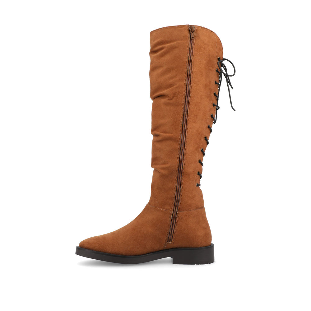 MIRINDA KNEE HIGH BOOTS IN WIDE-CALF