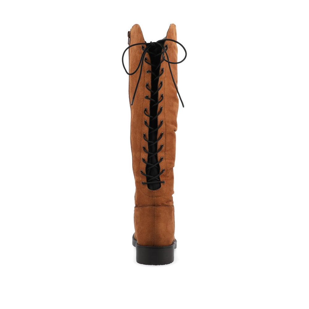 MIRINDA KNEE HIGH BOOTS IN WIDE-CALF