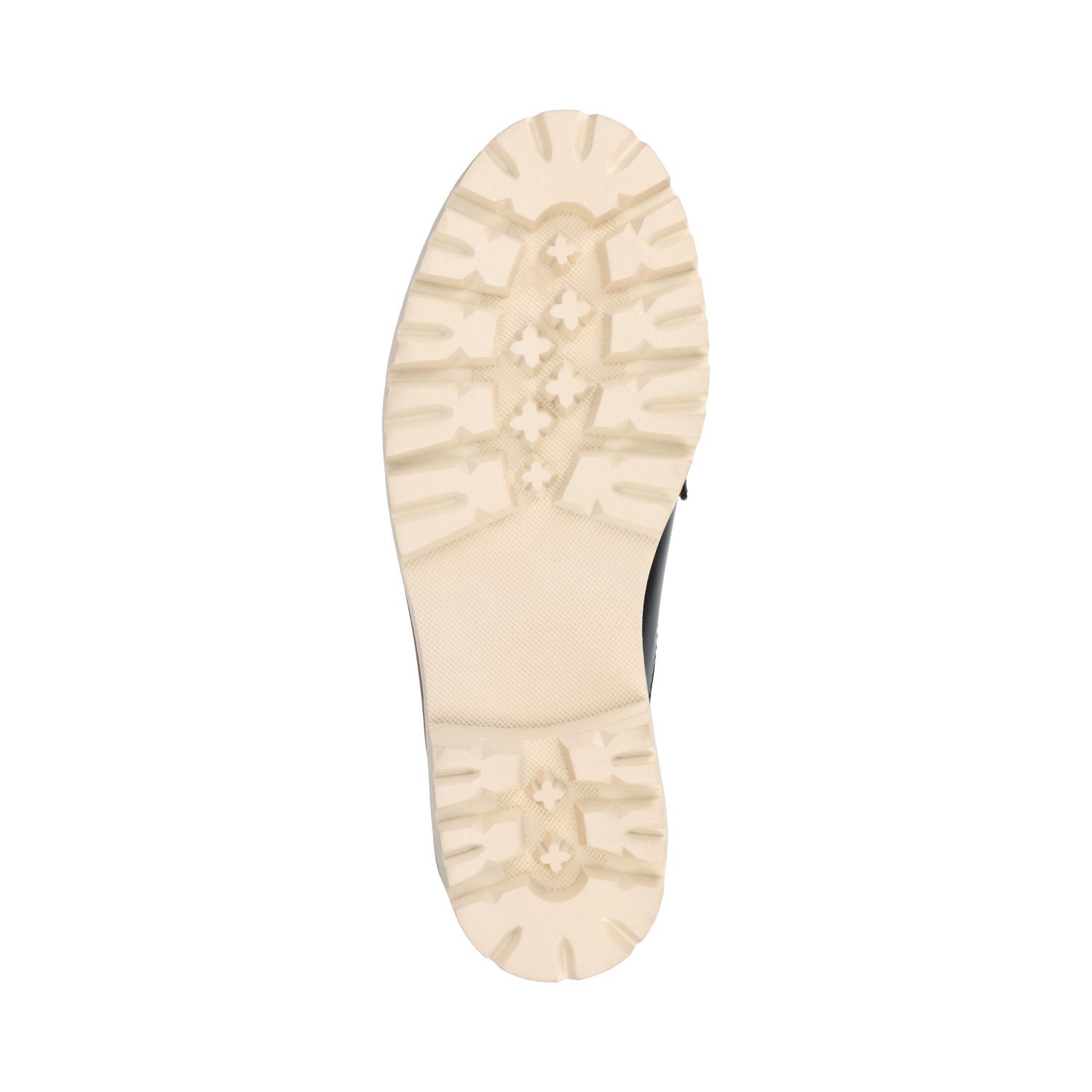 MIYCAH MULED LOAFER FLATS IN FAUX SUEDE - Black Patent