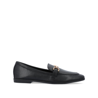 MIZZA LOAFER FLATS IN FAUX LEATHER