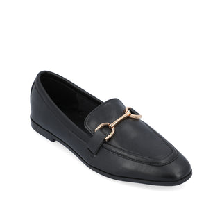 MIZZA LOAFER FLATS IN FAUX LEATHER