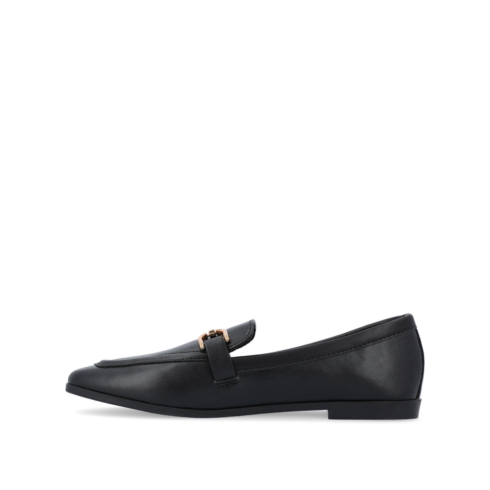 MIZZA LOAFER FLATS IN FAUX LEATHER