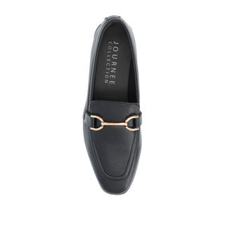 MIZZA LOAFER FLATS IN FAUX LEATHER