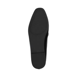 MIZZA LOAFER FLATS IN VEGAN LEATHER - Black PU