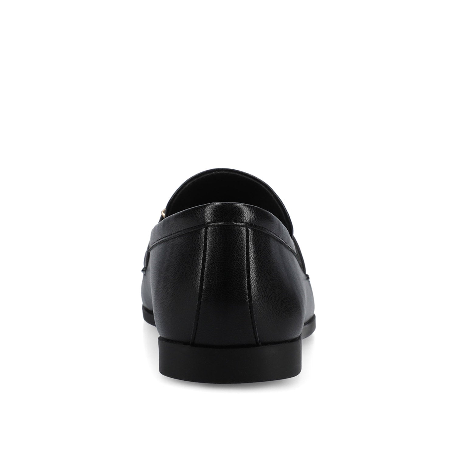 MIZZA LOAFER FLATS IN VEGAN LEATHER - Black PU