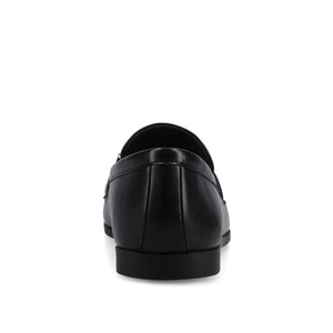 MIZZA LOAFER FLATS IN VEGAN LEATHER - Black PU