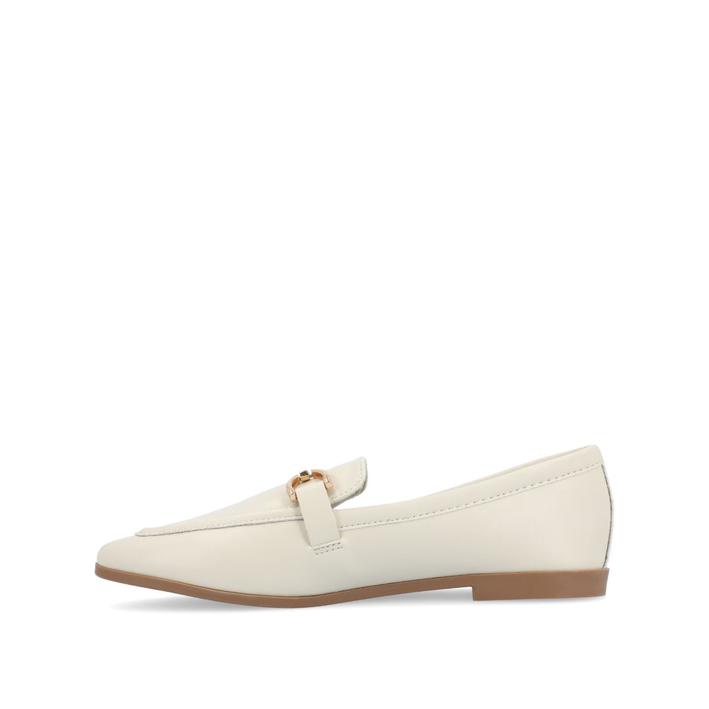 MIZZA LOAFER FLATS IN FAUX LEATHER