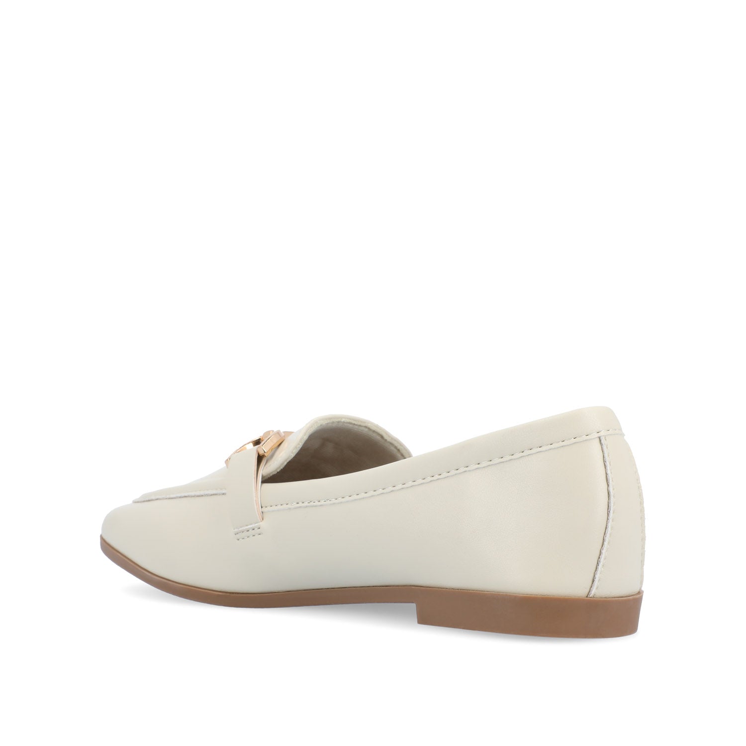 MIZZA LOAFER FLATS IN VEGAN LEATHER - Bone PU