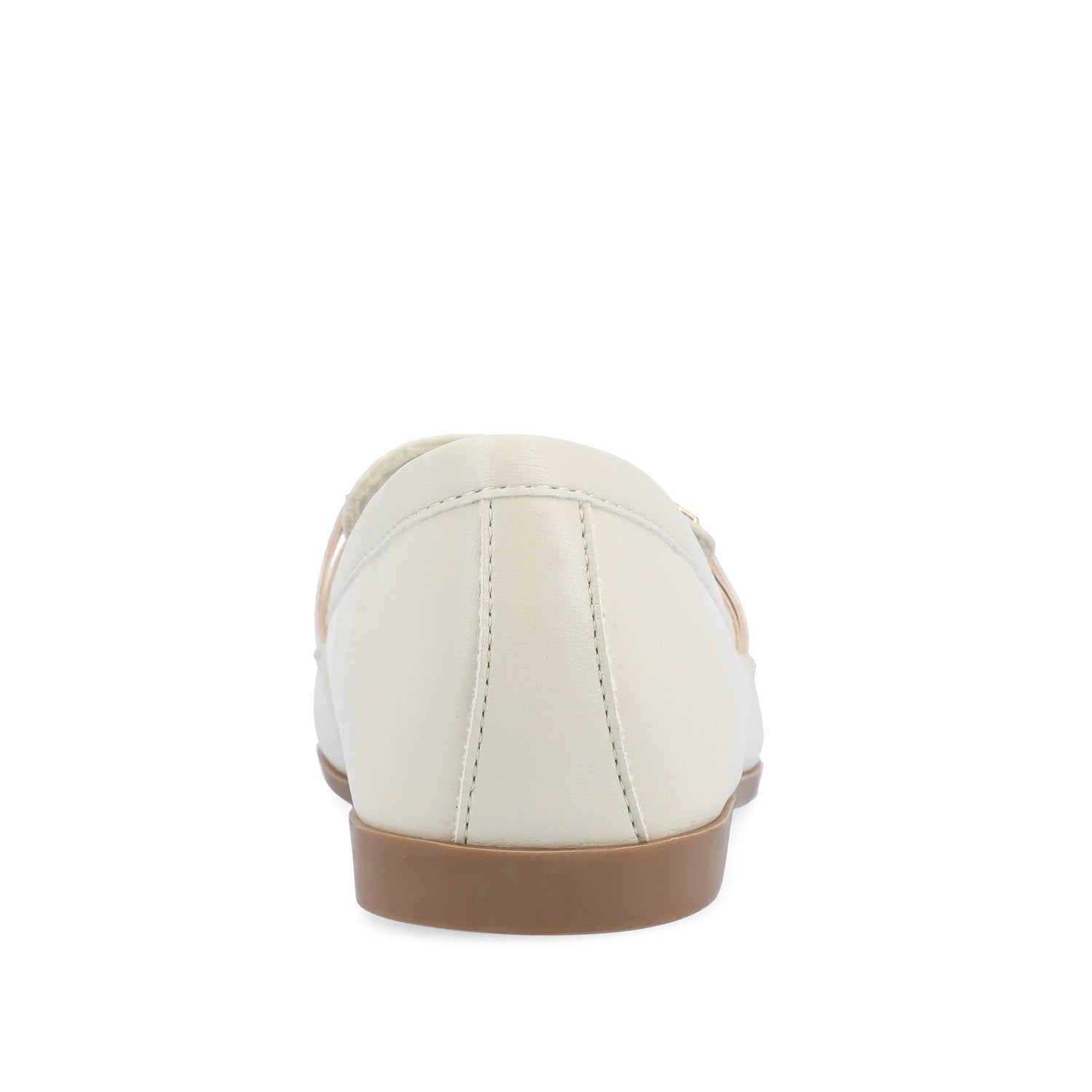 MIZZA LOAFER FLATS IN VEGAN LEATHER - Bone PU