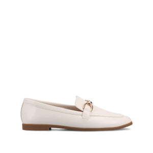MIZZA LOAFER FLATS IN WIDE - Bone
